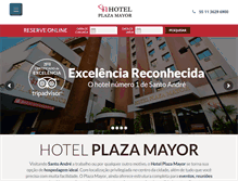 Tablet Screenshot of hotelplazamayor.com.br